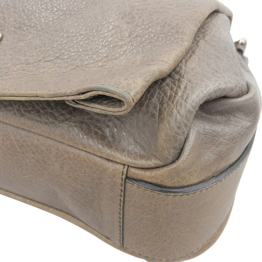 Celine CELINE Bag Chain Shoulder Handbag 162293WLB 08IX Gray Leather