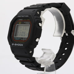 CASIO G-SHOCK DIGITAL 5000 SERIES Original Reissue Model DW-5000R-1AJF Black Stainless Steel/Resin Men's Digital Watch — New - Store Return