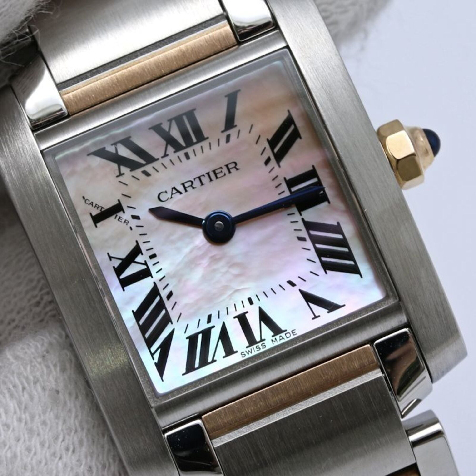 CARTIER Tank Française SM W51027Q4 Women's Watch SSx18KPG 40559 — Very Good