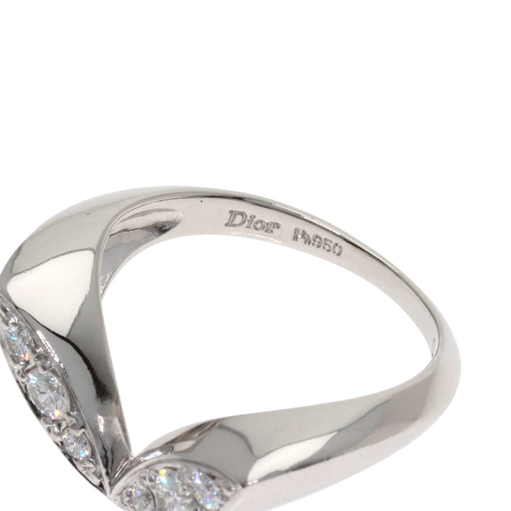Christian Dior Dior Diamond Ring, Platinum PT950, Women's — Like New