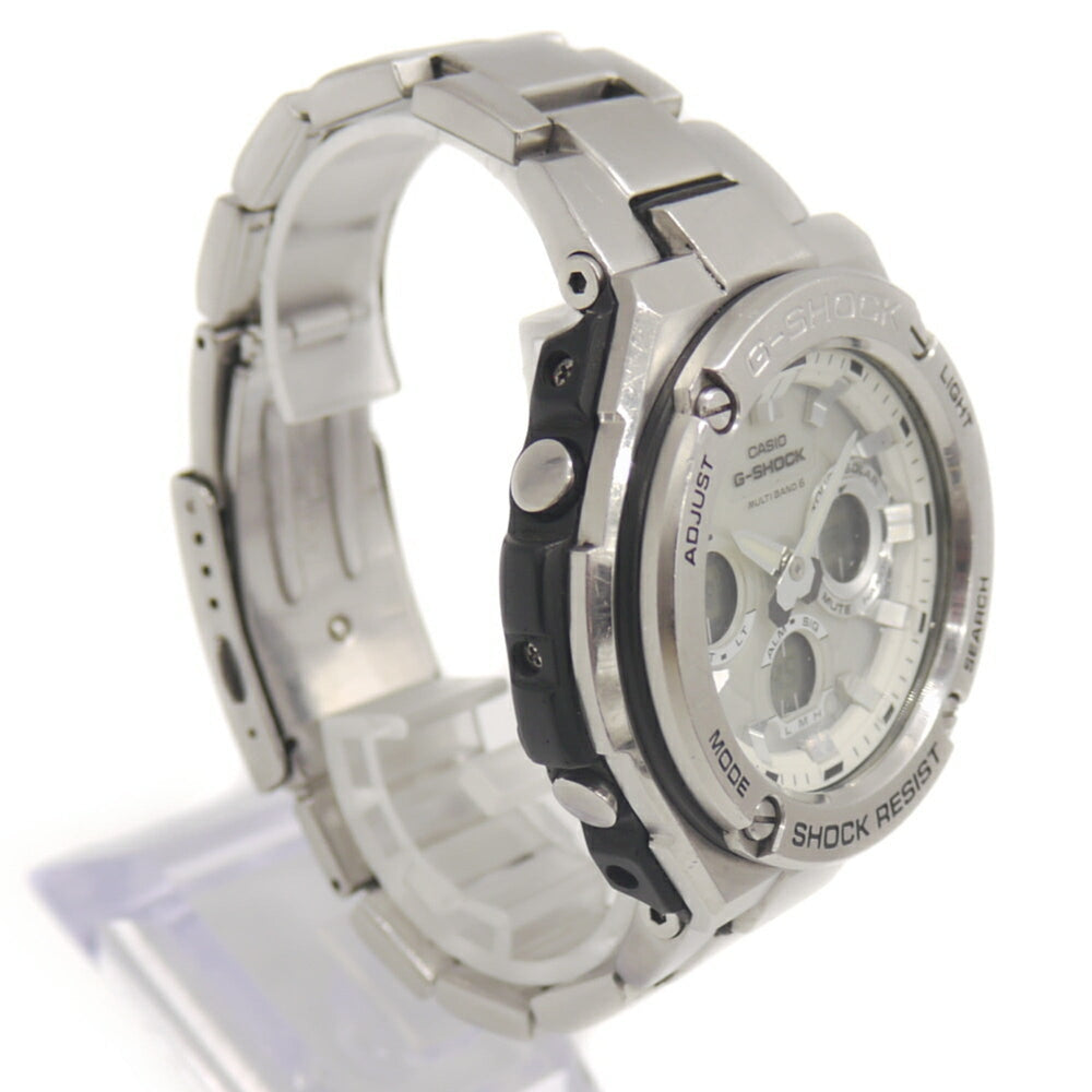 CASIO G-SHOCK GST-W110D-7AJF Radio-Controlled Solar Watch with White Dial — Fair