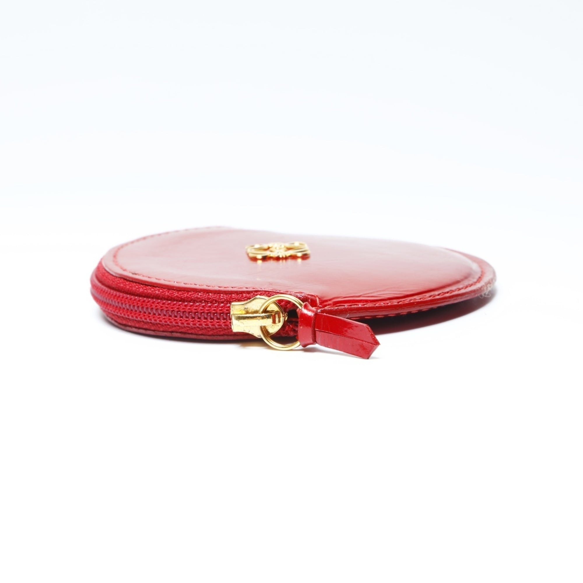 LOEWE Anagram Mini Wallet/Coin Case, Red