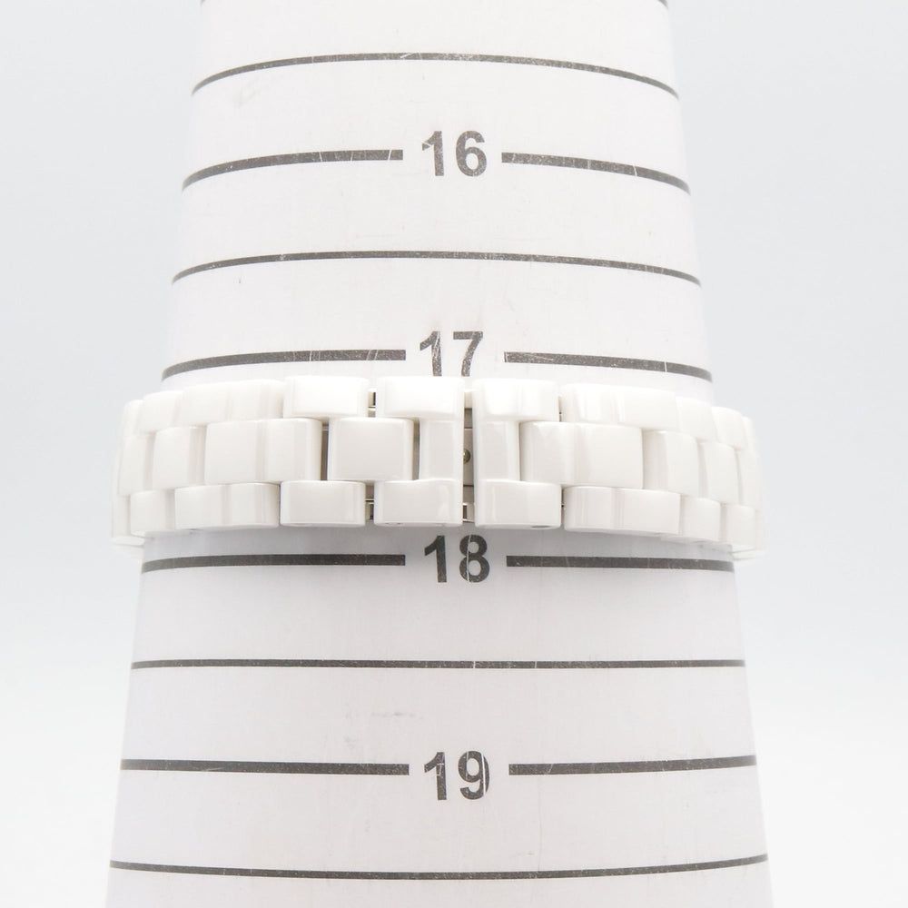 Chanel J12 12-Diamond Watch, Ceramic, Diamond, Ladies, Pink Tone, Shell, H5513 — Very Good