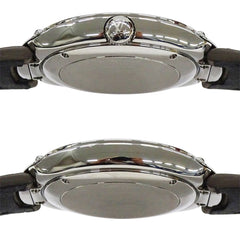 Louis Vuitton LOUIS VUITTON Men's Watch Brand Fifty Five Automatic AT Stainless Steel SS Leather Q6G20 Round Polished — Good