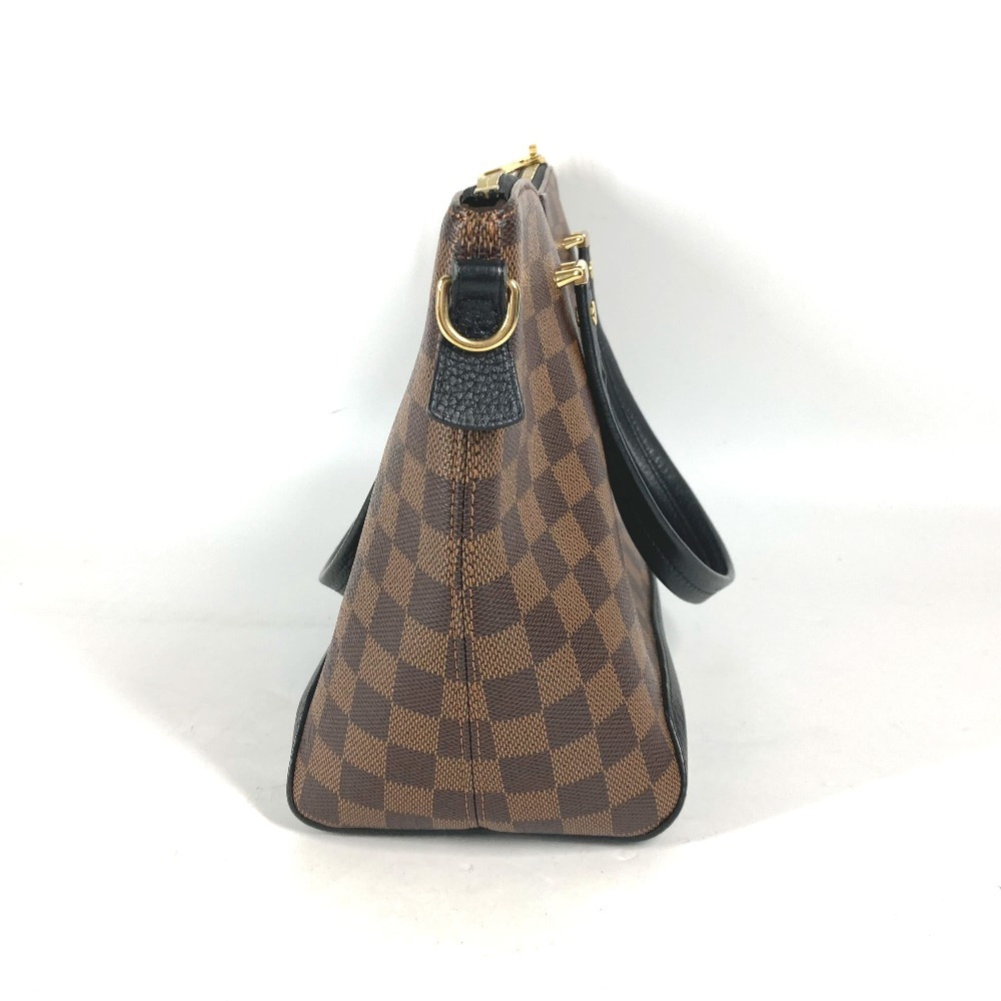 LOUIS VUITTON N41014 Damier Hyde Park Tote Bag Shoulder Canvas Women's Ebene Brown G-240625-20 — Like New
