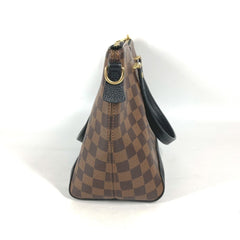 LOUIS VUITTON N41014 Damier Hyde Park Tote Bag Shoulder Canvas Women's Ebene Brown G-240625-20 — Like New