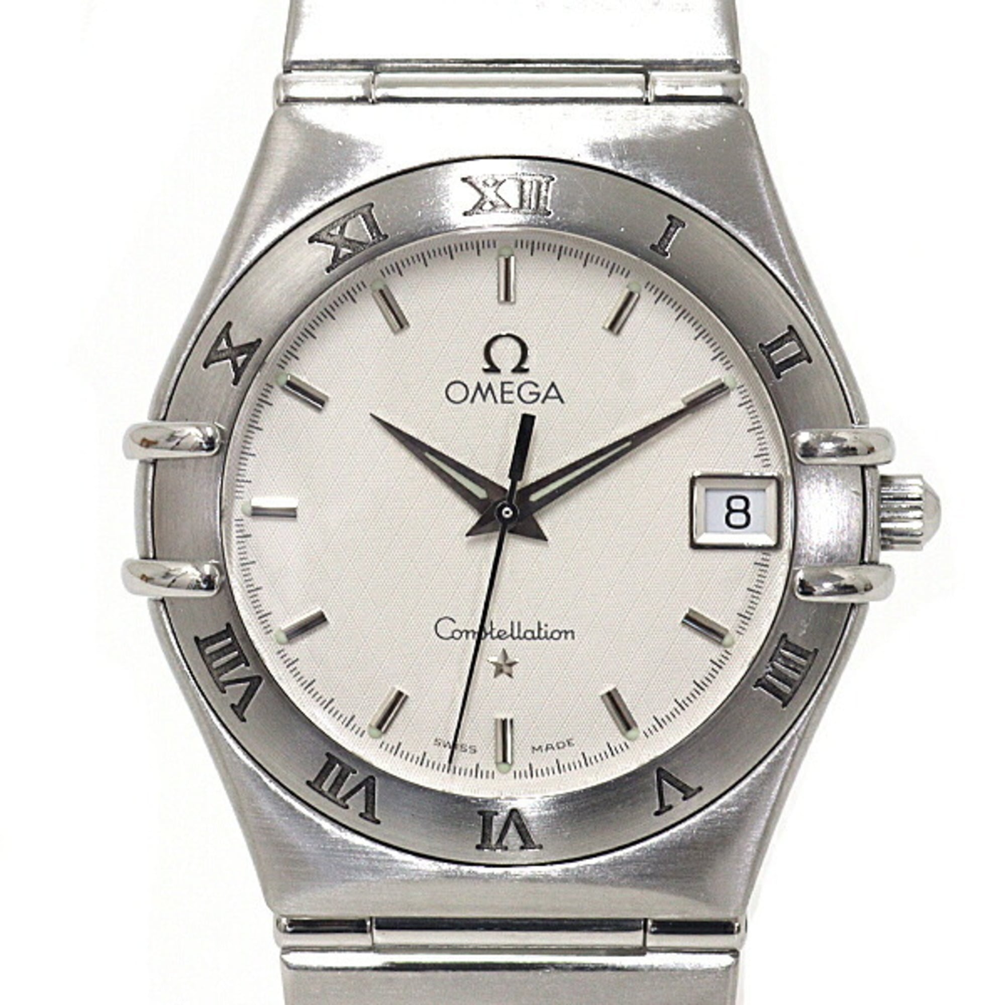 Omega Constellation Men's Watch, Stainless Steel, 1512.30, Silver Dial, Quartz Movement, Refurbished — Very Good