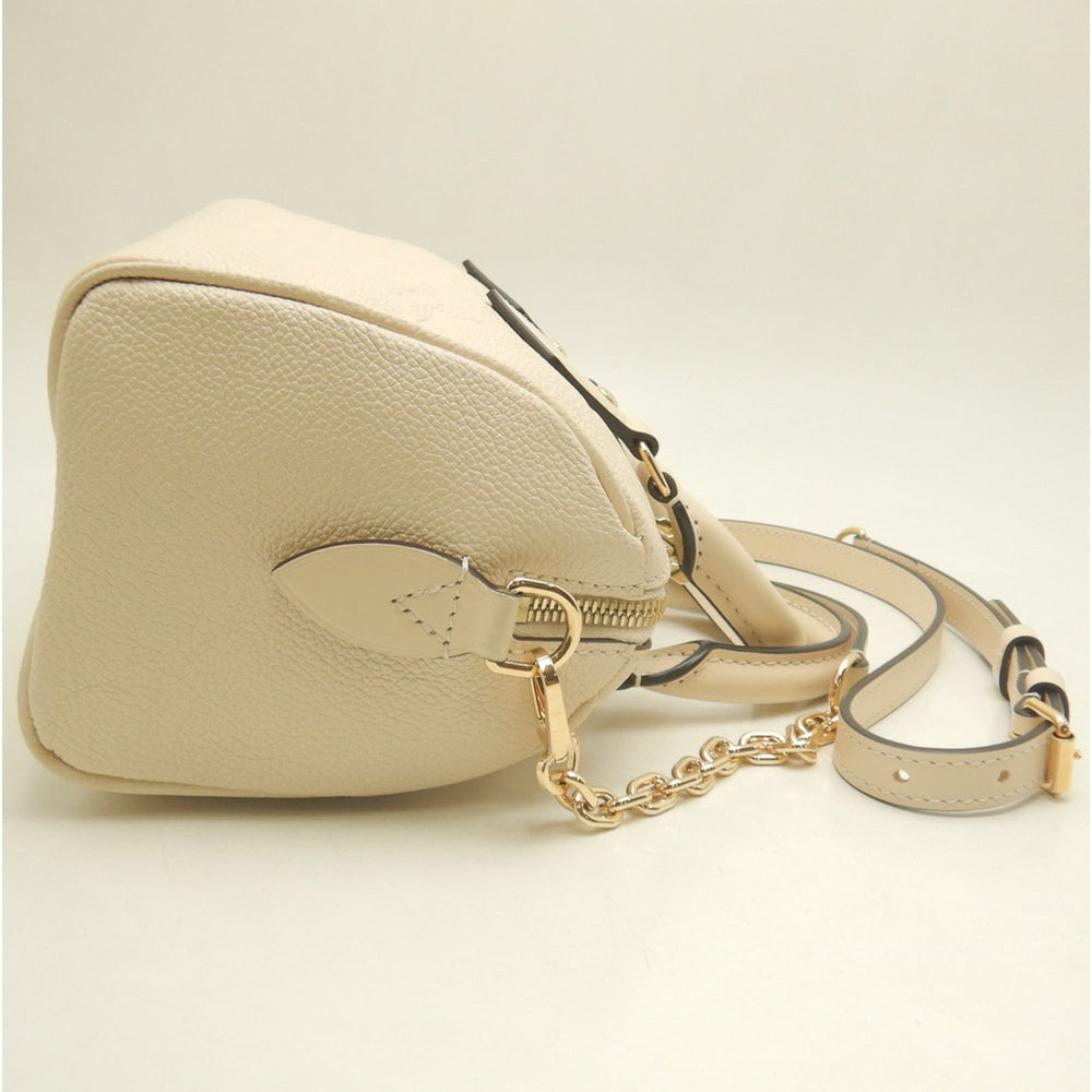 LOUIS VUITTON Monogram Empreinte Speedy Bandoulière 20 M58954 Handbag, Cream, Women's 254135 — Like New