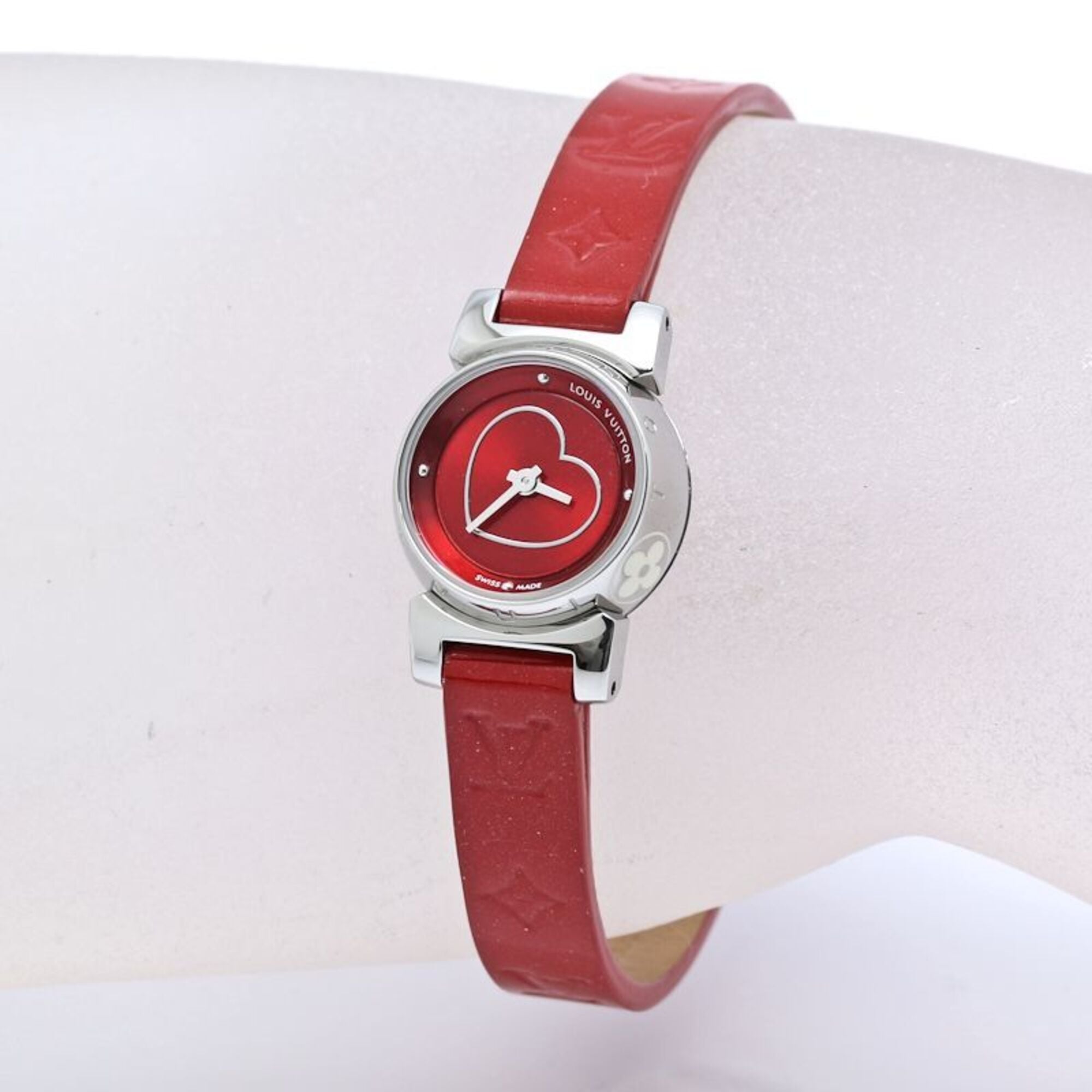 LOUIS VUITTON Tambour Bijou Q151Z0 Women's Watch /40408 — Good
