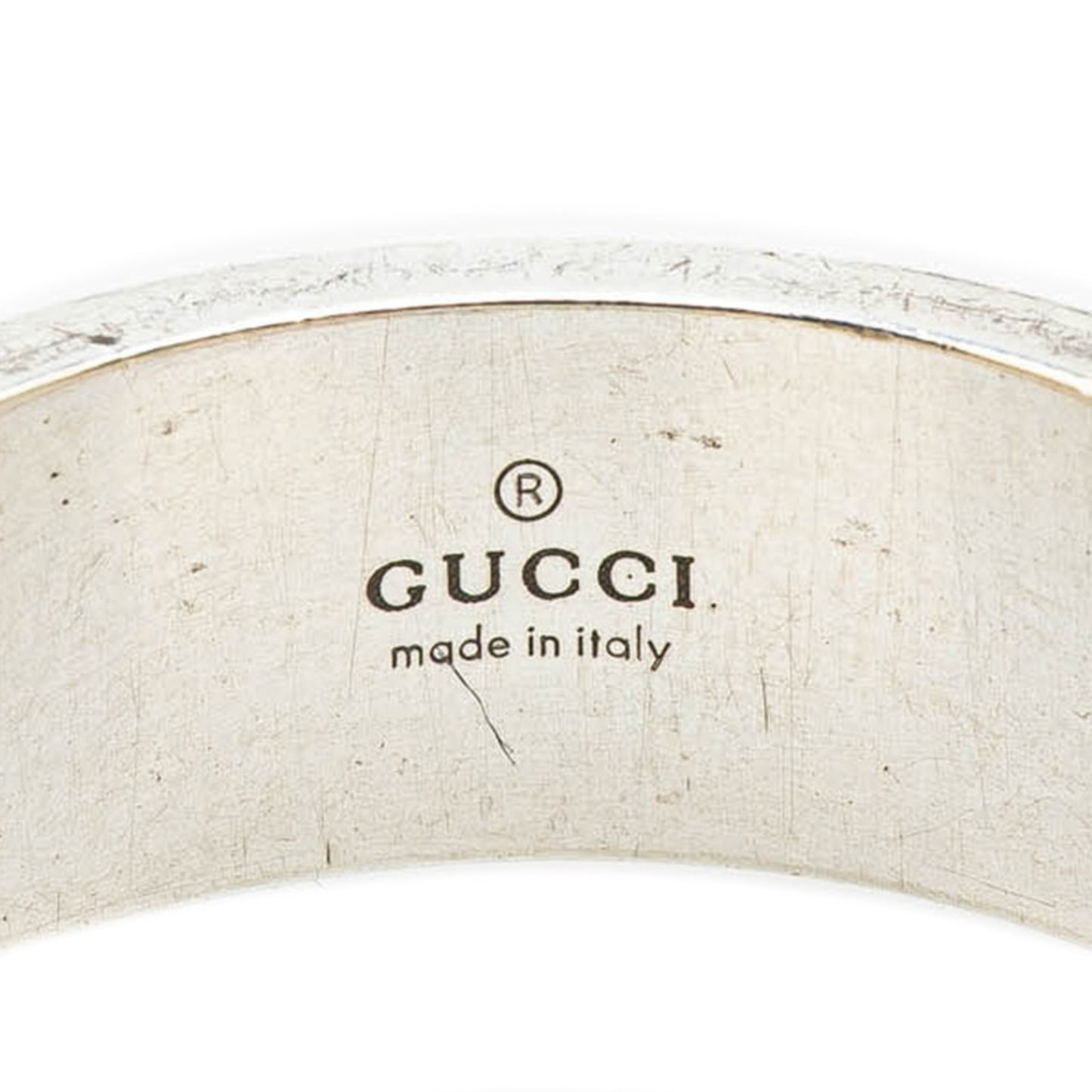 Gucci Branded G Ring #24 SV925 Silver Men's GUCCI