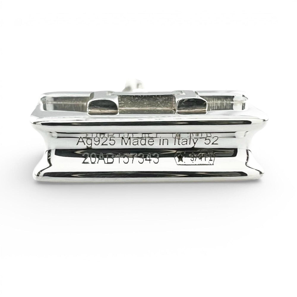 HERMES Amulette Constance Ring, AG925, 2020 model, Silver, Size 52, Made in Italy, Weight: 6.9g, Women's — Like New