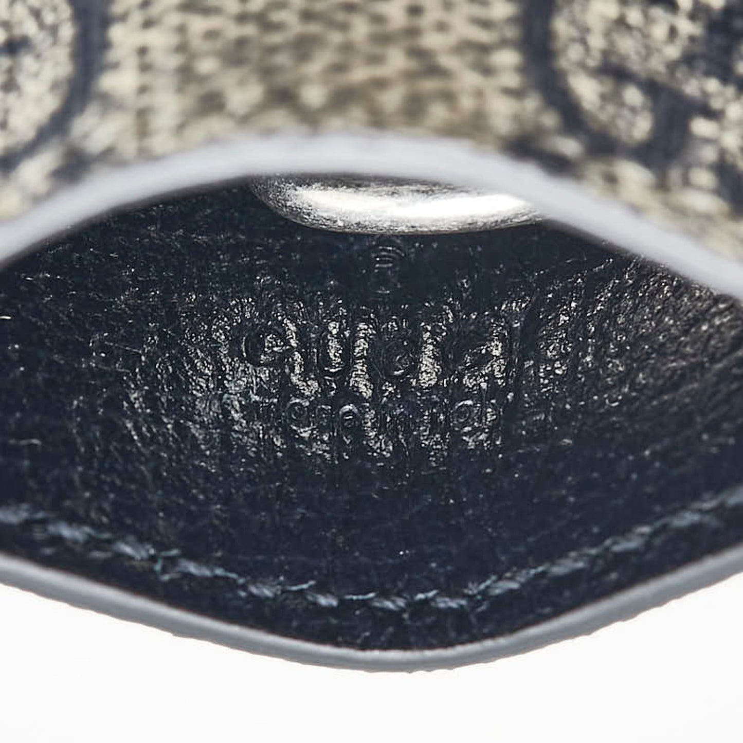 Gucci GG Supreme Web Charm Key Case 725220 Beige Multicolor PVC Leather Women's GUCCI