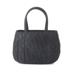 Christian Dior Trotter Mini Handbag, Nylon Leather, Black with Silver Hardware — Like New