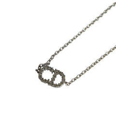 Christian Dior Clair D Lune Rhinestone Chain Bracelet in Silver Metal, Women's, Luxs, Pre-owned Brands — Like New