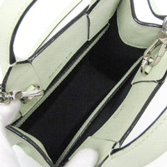 Valextra Boxy Micro WBBX0037028LRL99VN Women's Leather Handbag,Shoulder Bag Light Green — Like New