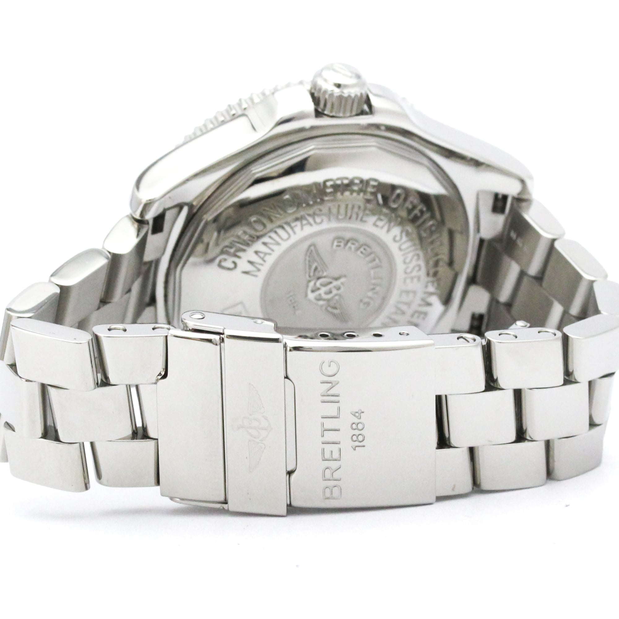 BREITLING SuperOcean 42 Steel Automatic Mens Watch A17364 Polished — Very Good
