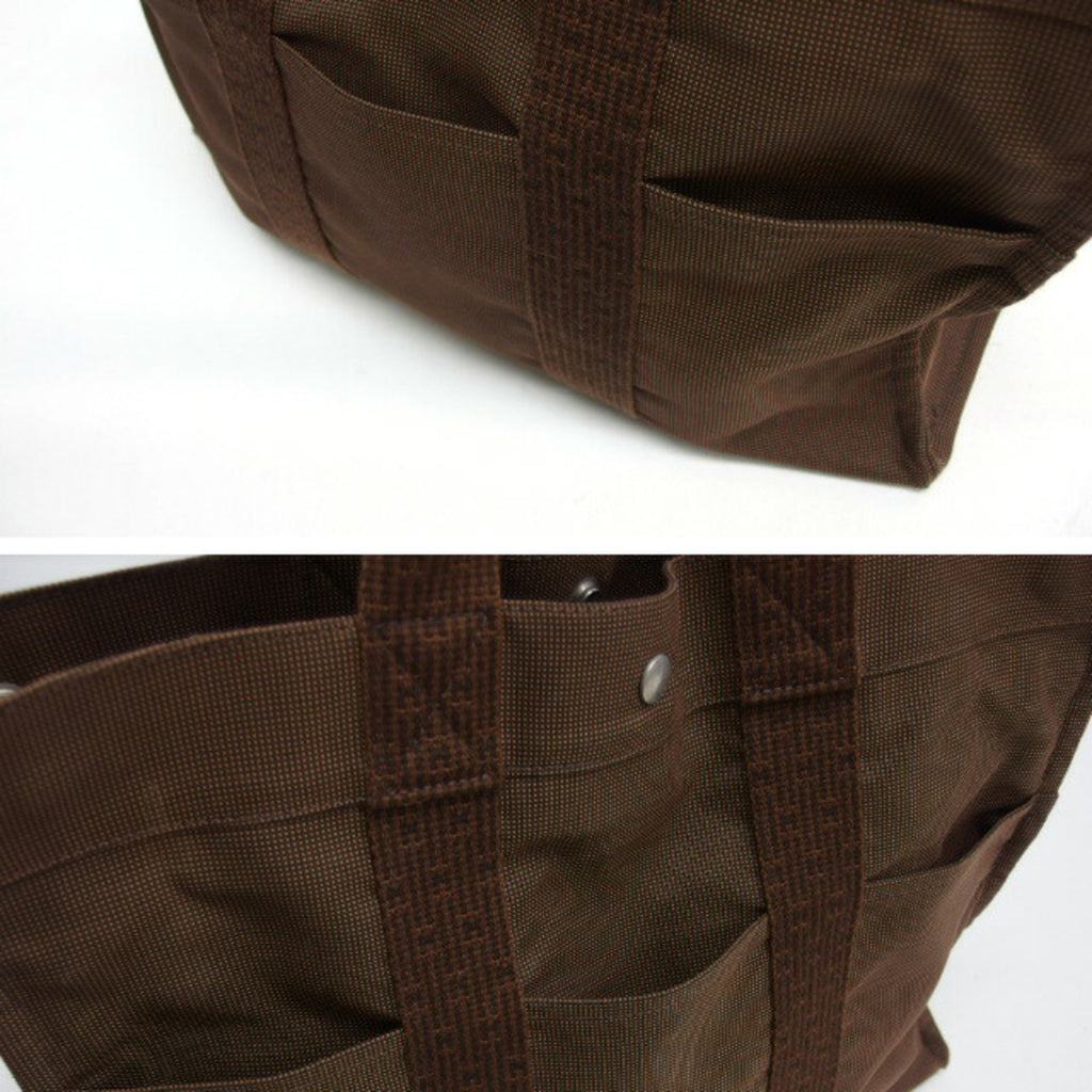 Hermes Air Line MM Tote Bag Dark Brown