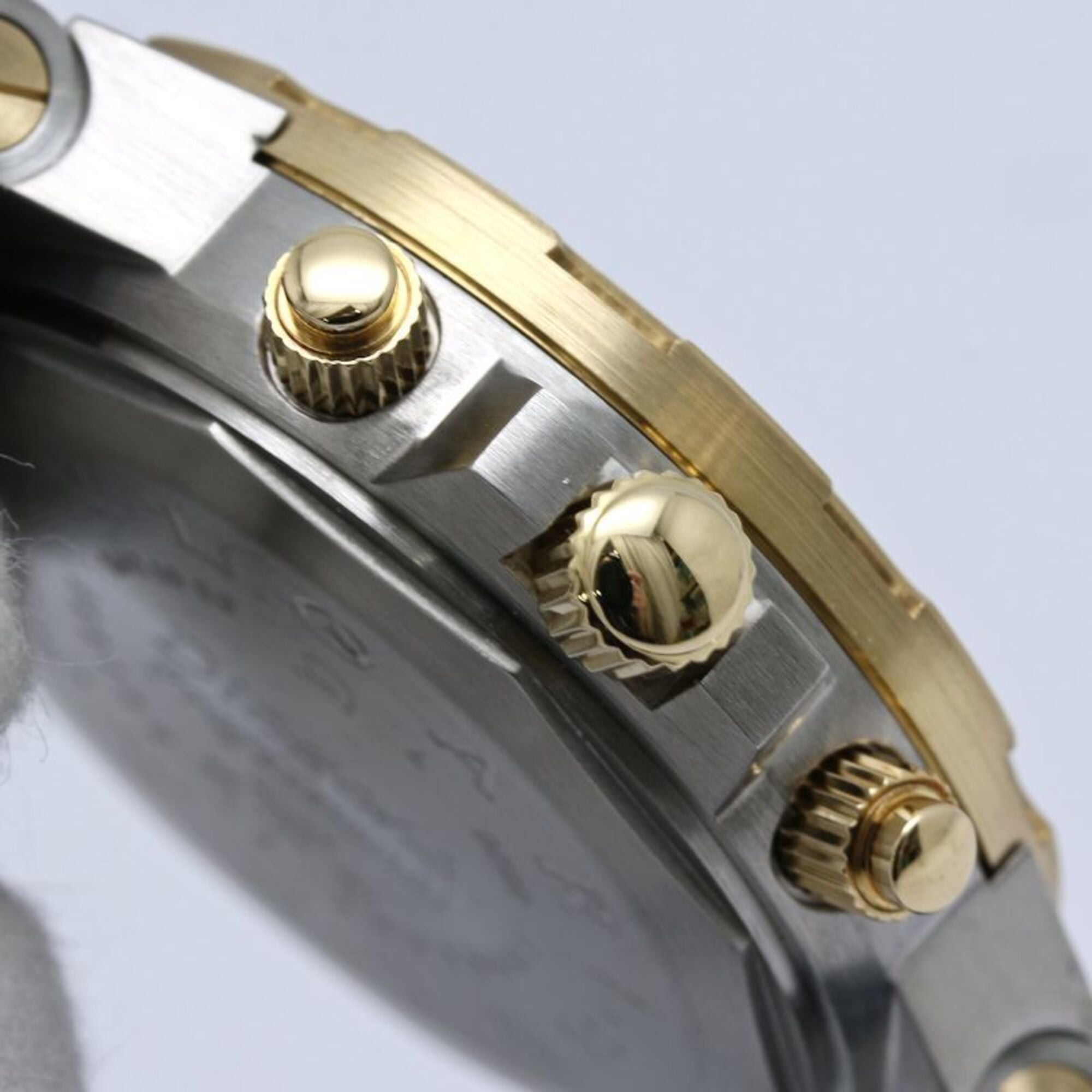 BVLGARI Diagono Professional GMT GMT40C5SGVD GMT40SG Men's Watch SS x 18K Yellow Gold Rubber 40536 — Good