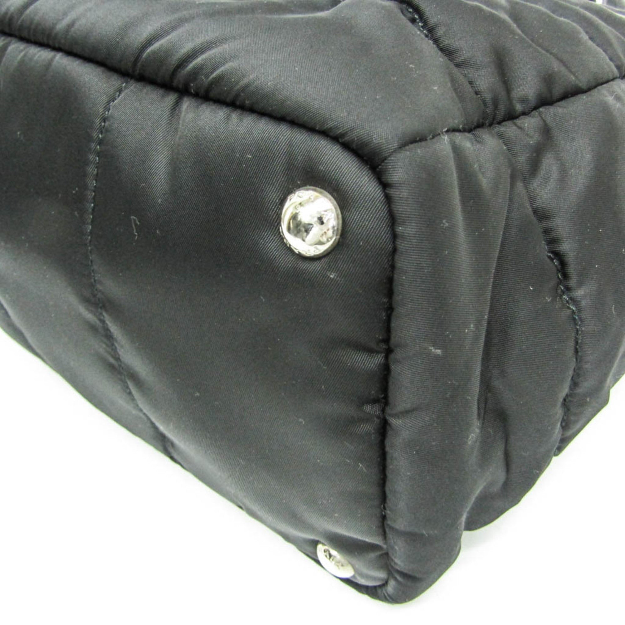 Prada TESSUTO BOMBER 1BG059 Women's Nylon Handbag Black — Like New