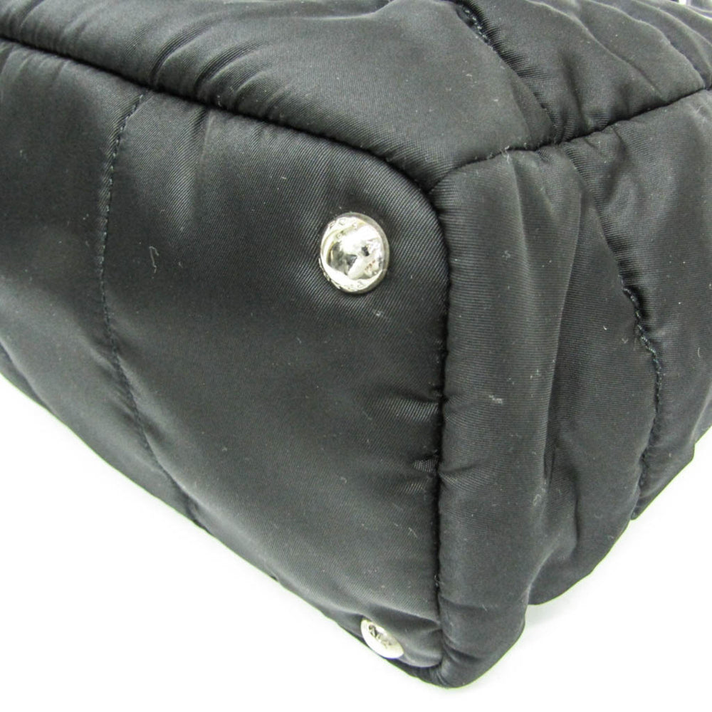 Prada TESSUTO BOMBER 1BG059 Women's Nylon Handbag Black — Like New