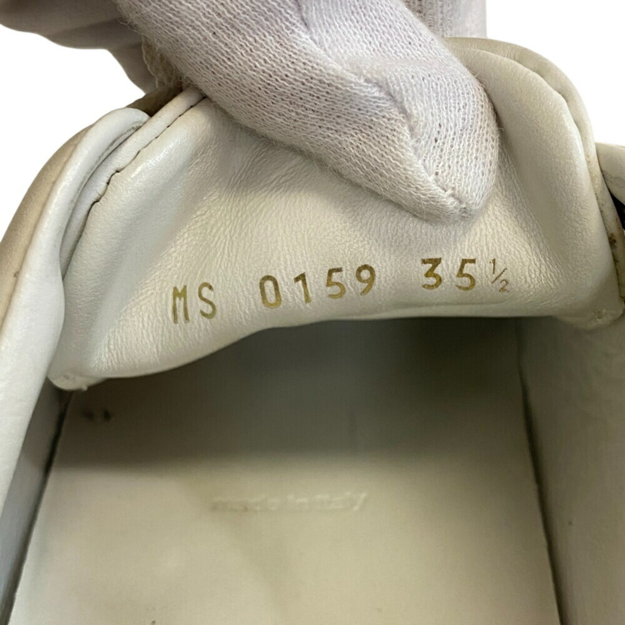 LOUIS VUITTON 23 Louis Vuitton Front Row Line Sneakers White Women's