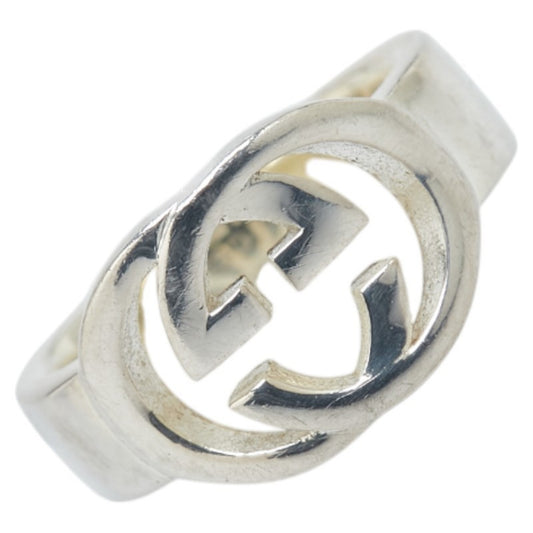 Gucci Interlocking G Ring #7 SV925 Silver Women's GUCCI
