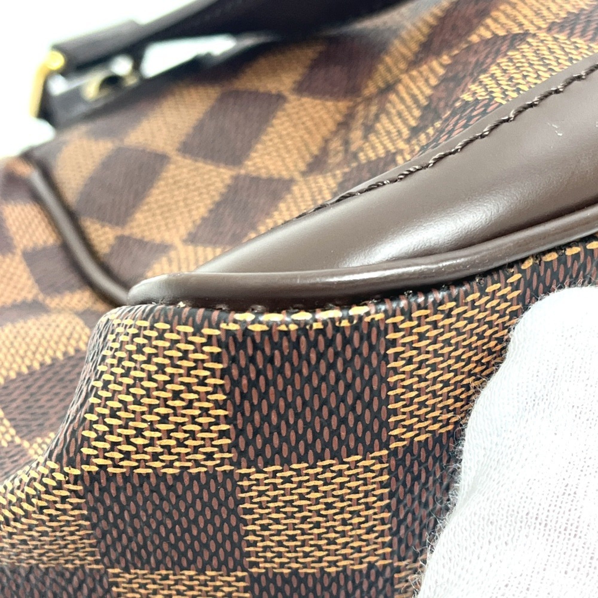 LOUIS VUITTON N41117 Verona PM Tote Bag Shoulder Damier Canvas Women's Ebene — Like New