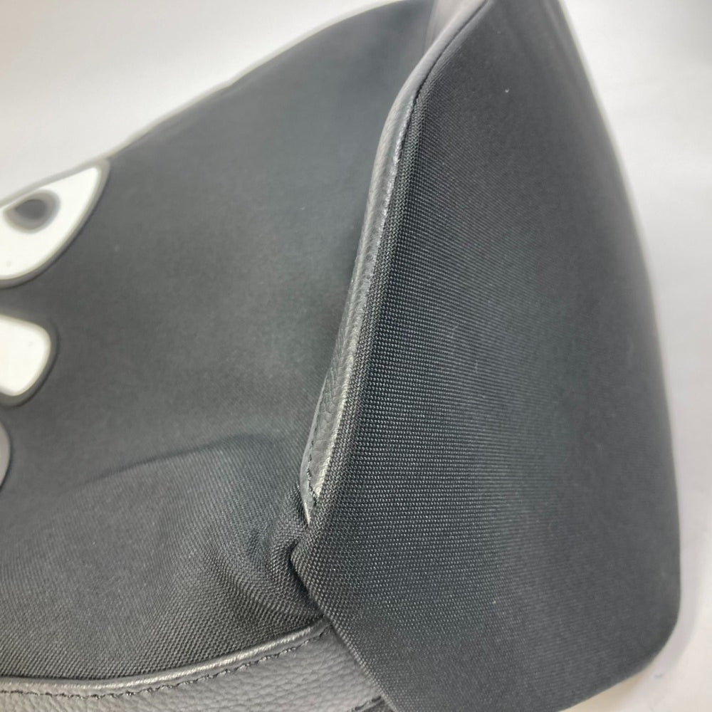 CHRISTIAN DIOR-Om KAWS collaboration Japan limited Crossbody 2WAY Bag Shoulder Bag Tote Bag Black Pink x White — Like New