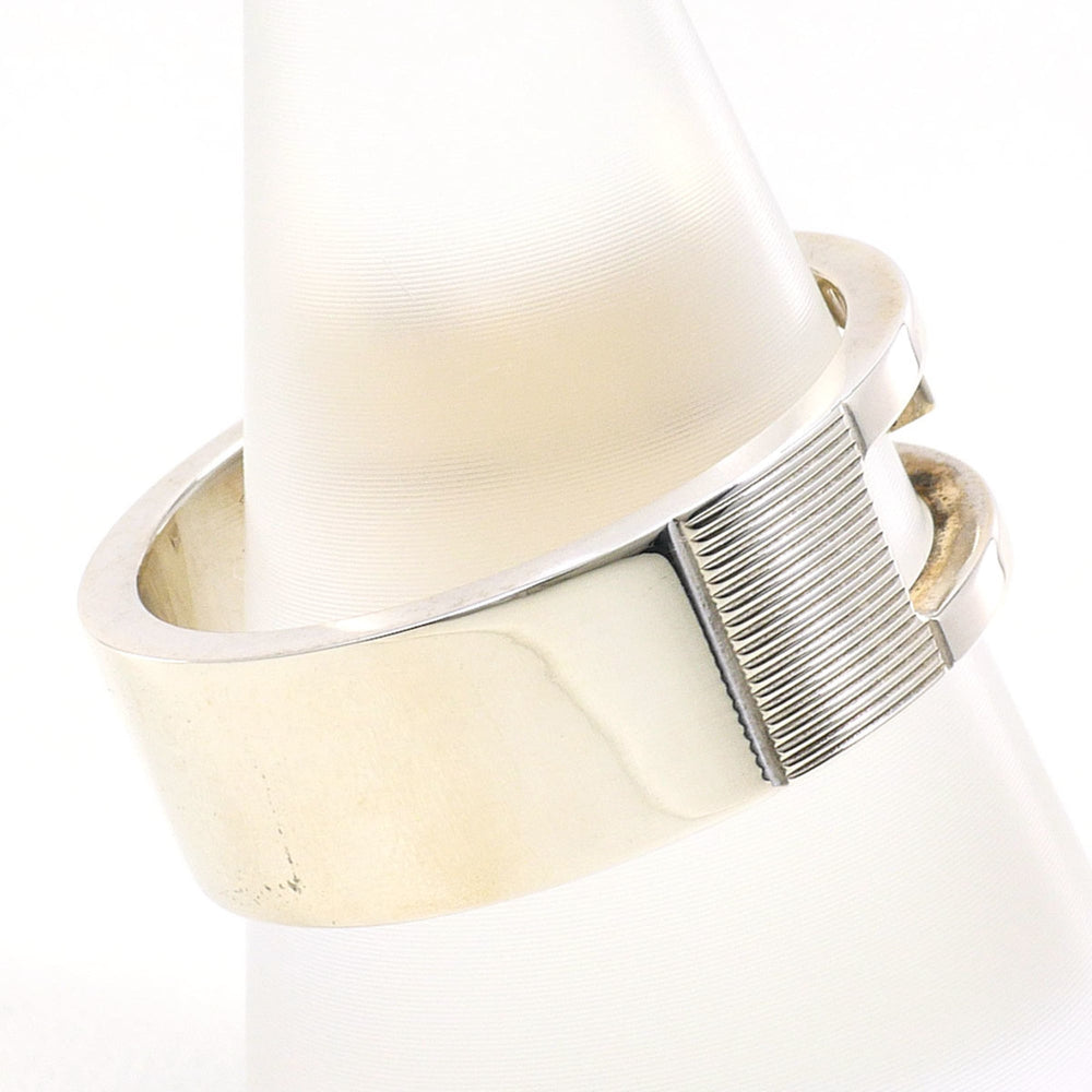 Gucci branded G silver ring, total weight 8.3g, jewelry — Like New