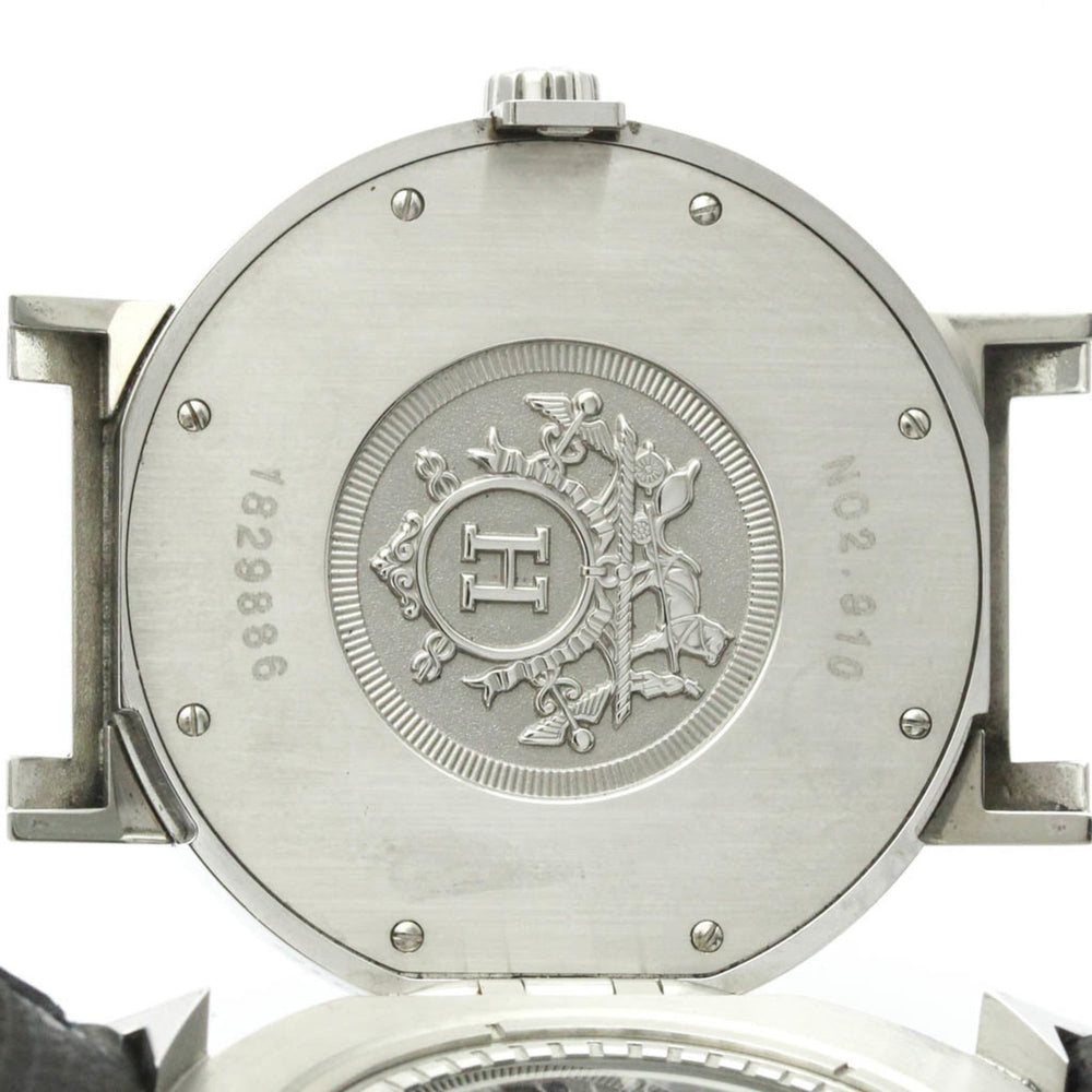 HERMES Nomade Compass Steel Auto Quartz Mens Watch NO2.910 Polished — Very Good