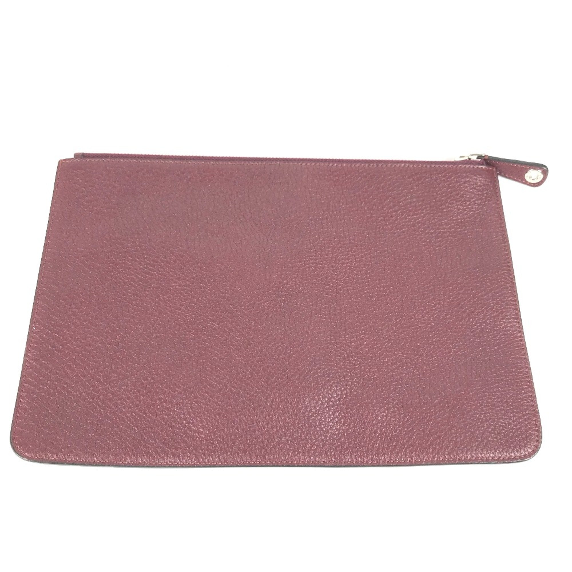 Fendi 7N0078 Pouch pouch Cluch Bag Clutch bag BrownBased — Like New