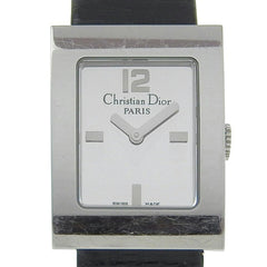Christian Dior Malice D78 109 Mirror Dial SS Leather Quartz 19mm Women's 2 Hands — Good