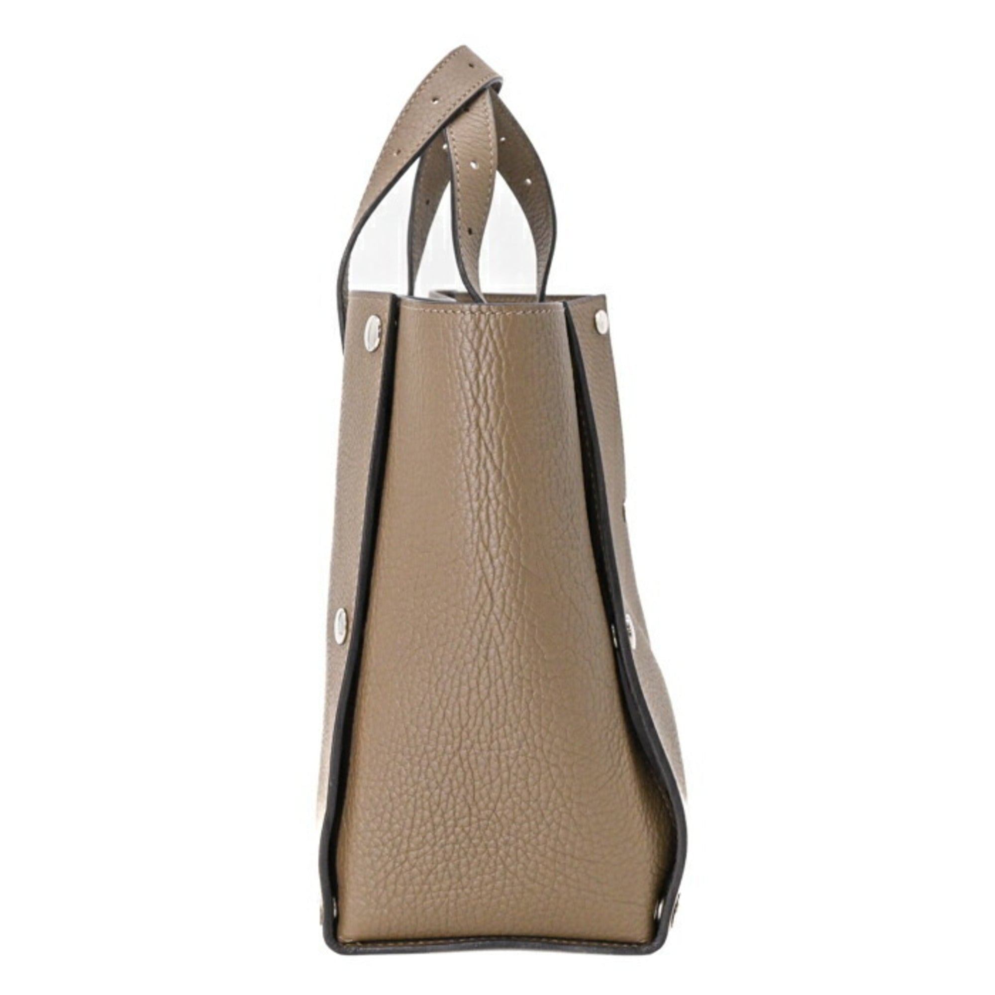 HERMES Sac Vello handbag, Taurillon Clemence leather, women's, Etoupe — New - Store Return