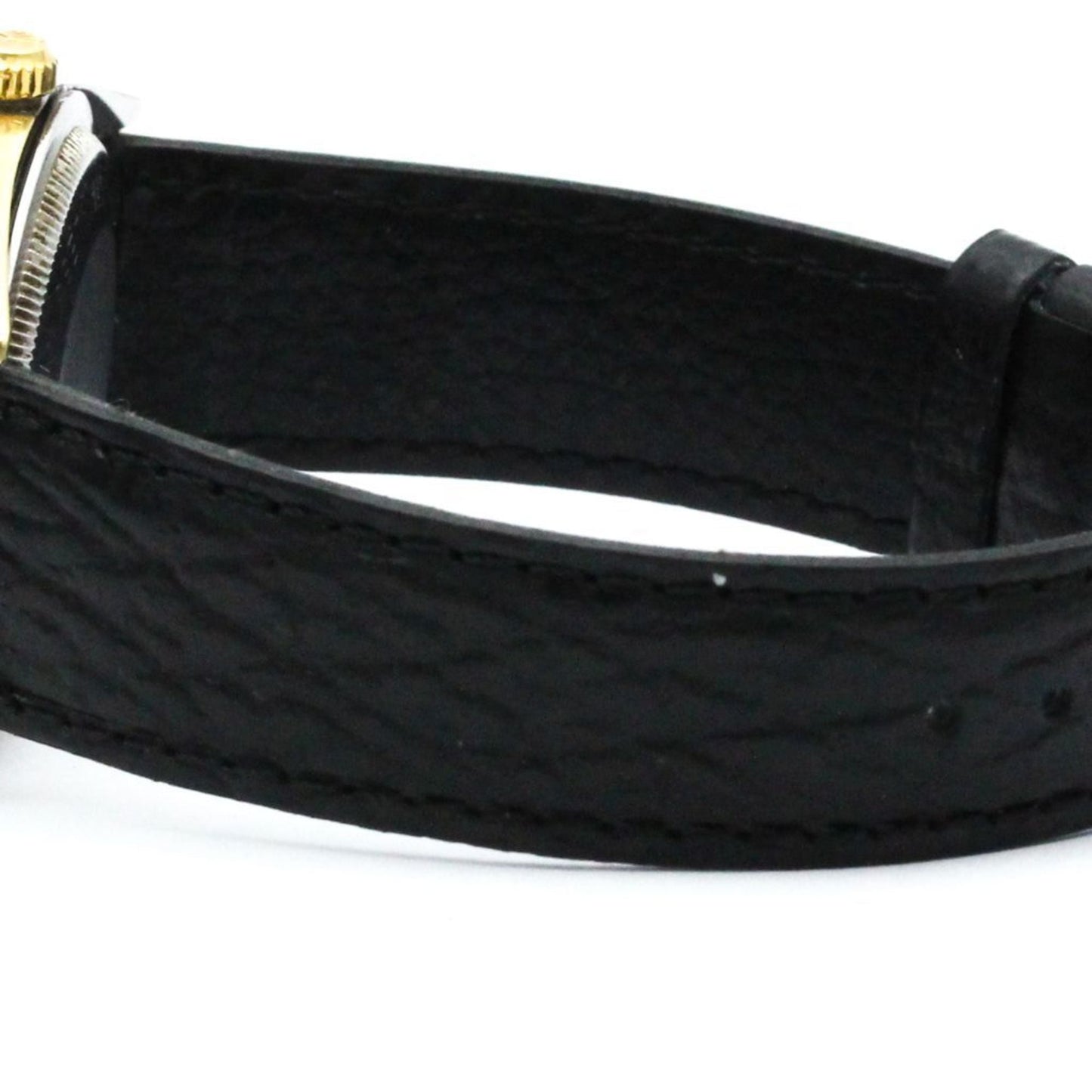 Vintage ROLEX Air King 5520 Gold Plated Leather Automatic Mens Watch BF571664