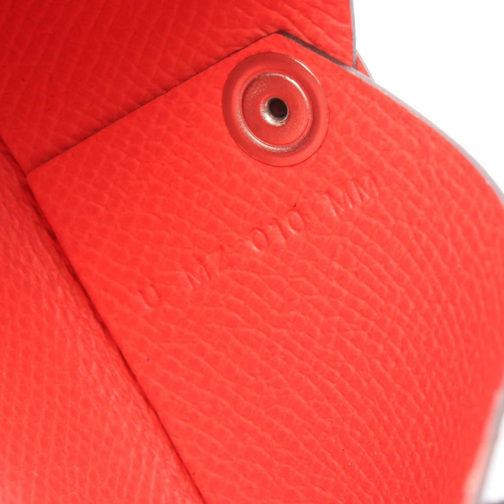 Hermes Hermès Calvi Verso wallet with coin purse, made of calfskin leather (cowhide), in Bordeaux.