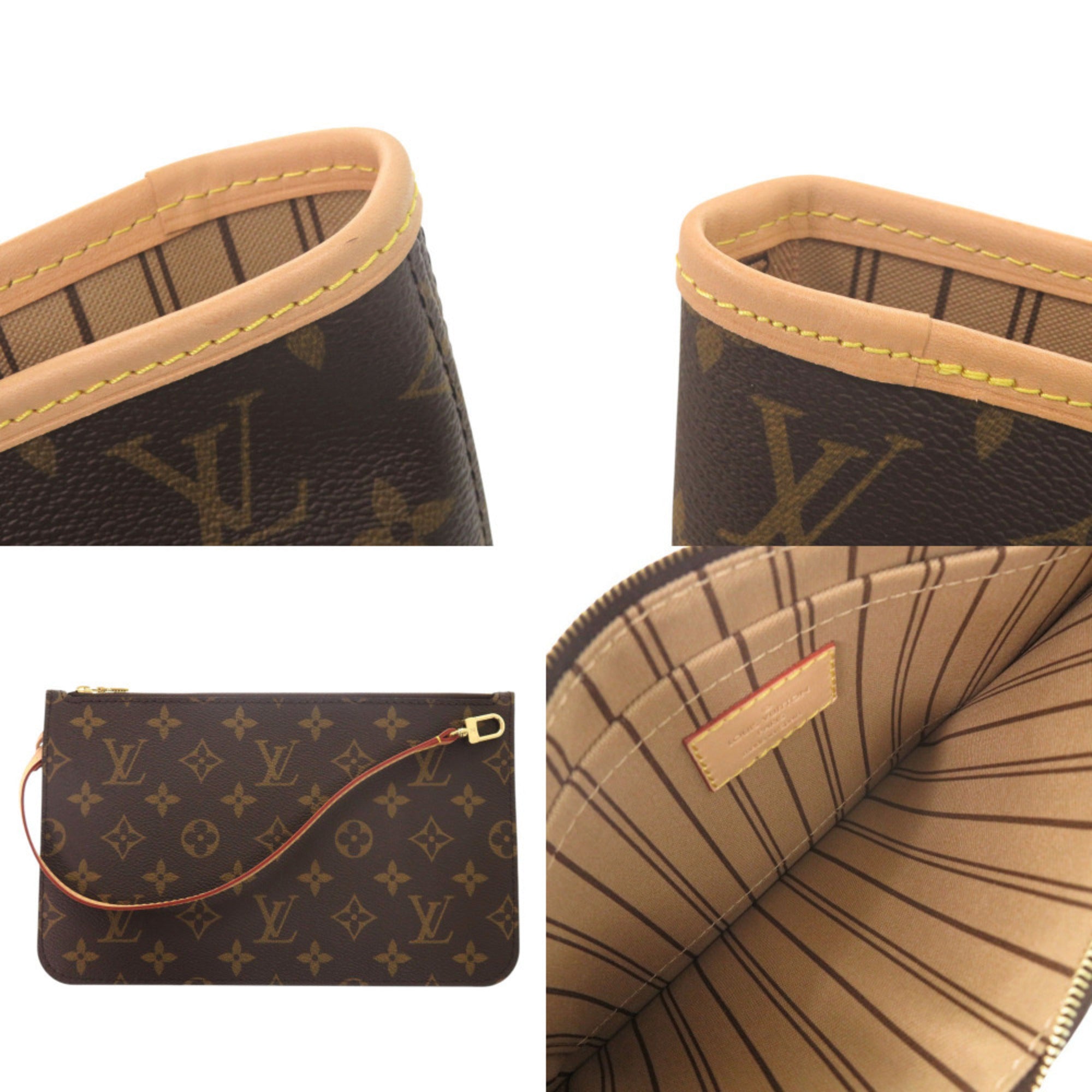 Unused Louis Vuitton Neverfull MM Monogram M46975 IC Brown Tote Bag LV 0975 — Like New