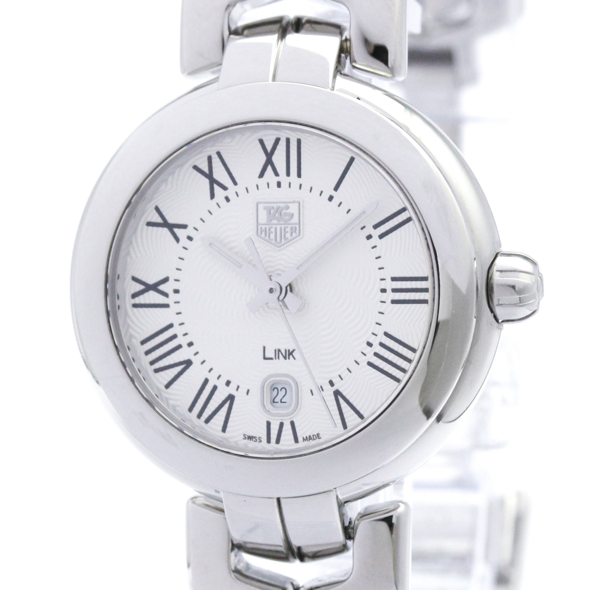 TAG HEUER Link Stainless Steel Quartz Ladies Watch WAT1416 Polished — Very Good
