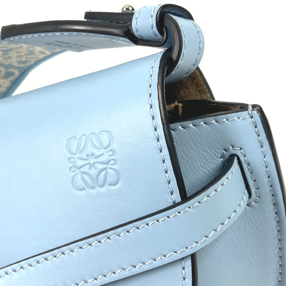 Loewe A650N46X13 Crossbody Pochette bag Shoulder Bag onyx blue blue — Like New