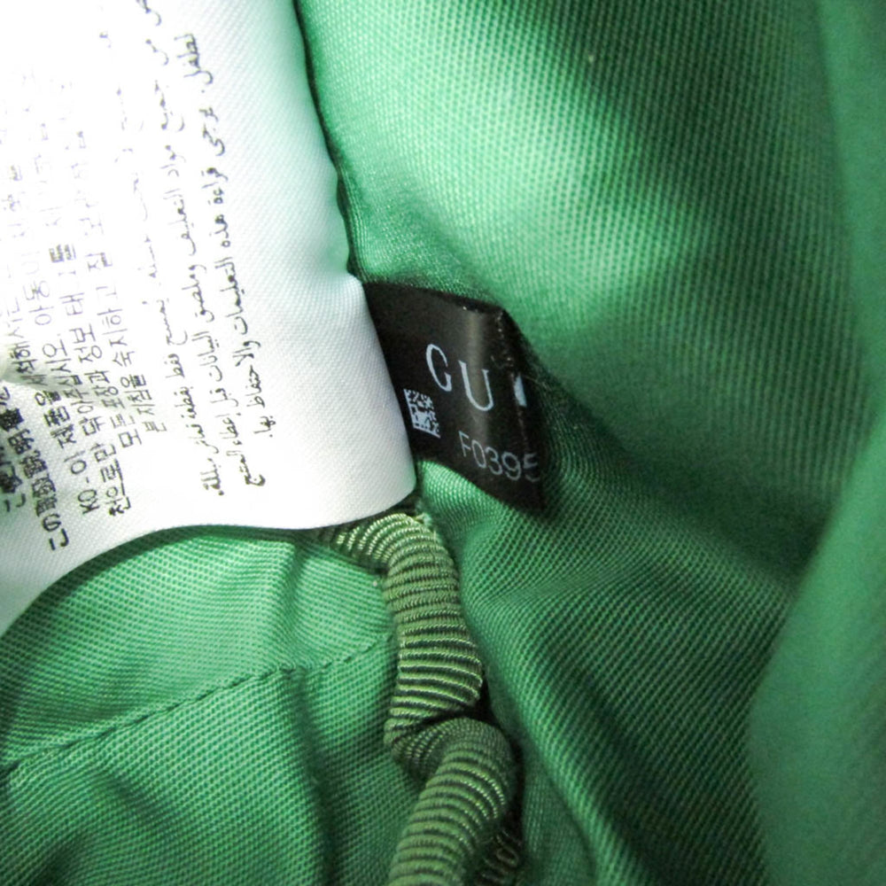 Gucci Interlocking G Childrens Belt Bag 502095 Boys,Girls Canvas Fanny Pack Green — Like New