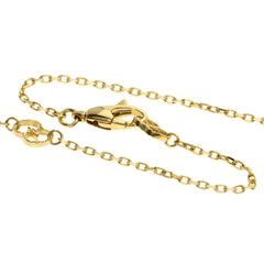 Gucci GG Running Long Necklace, 18K Yellow Gold, Women's — Like New