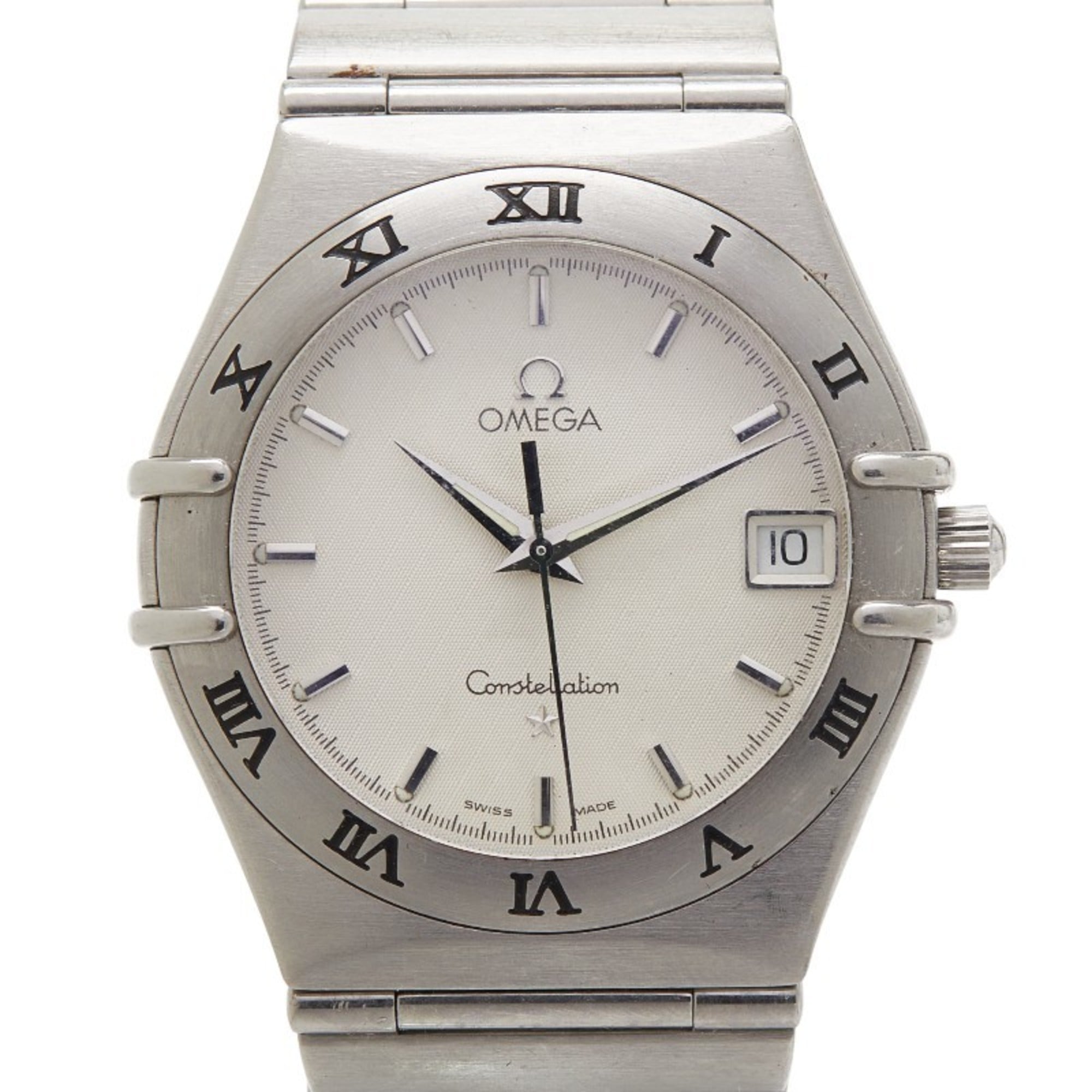 Omega Constellation Watch 1512.30 Swiss Quartz White Dial Stainless Steel Men's OMEGA — Good