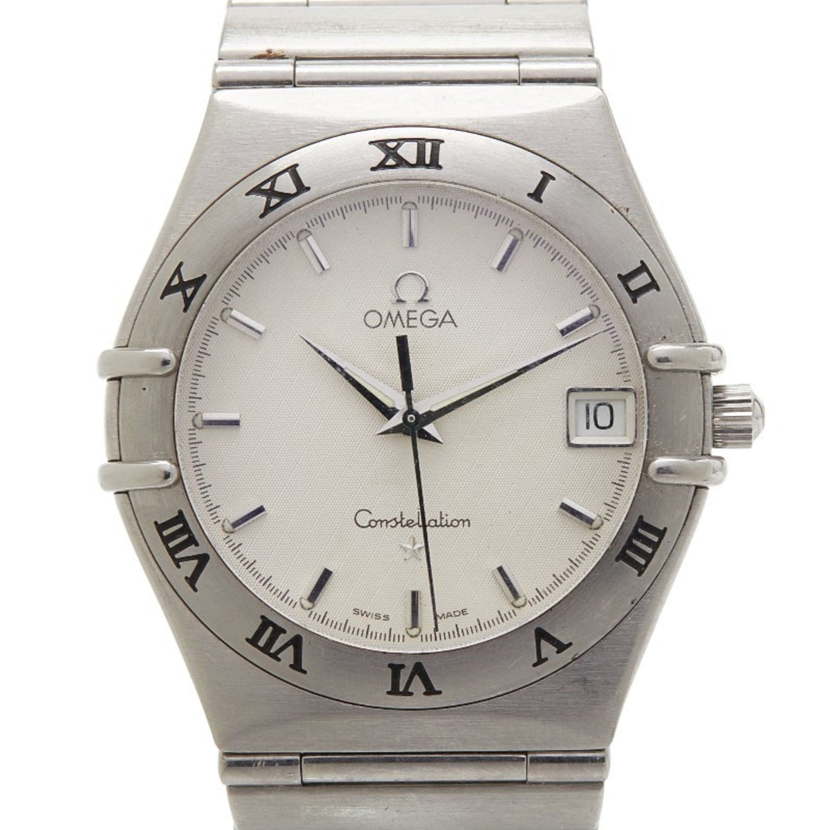 Omega Constellation Watch 1512.30 Swiss Quartz White Dial Stainless Steel Men's OMEGA — Good