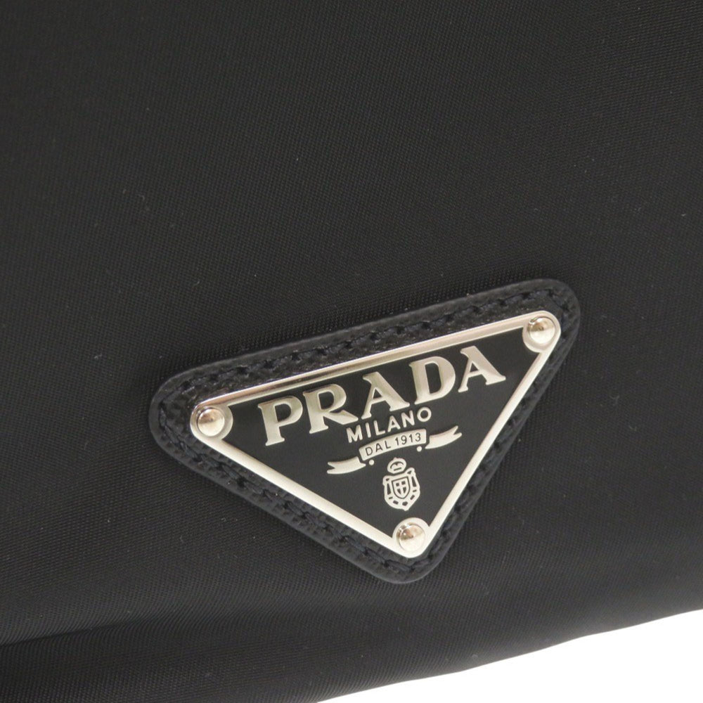Like new Prada nylon black backpack/daypack, black, 1213 PRADA — Like New