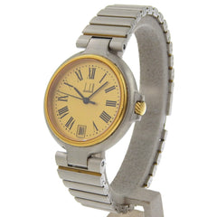 Dunhill Women's Stainless Steel Quartz Analog Watch with Gold Dial — Good