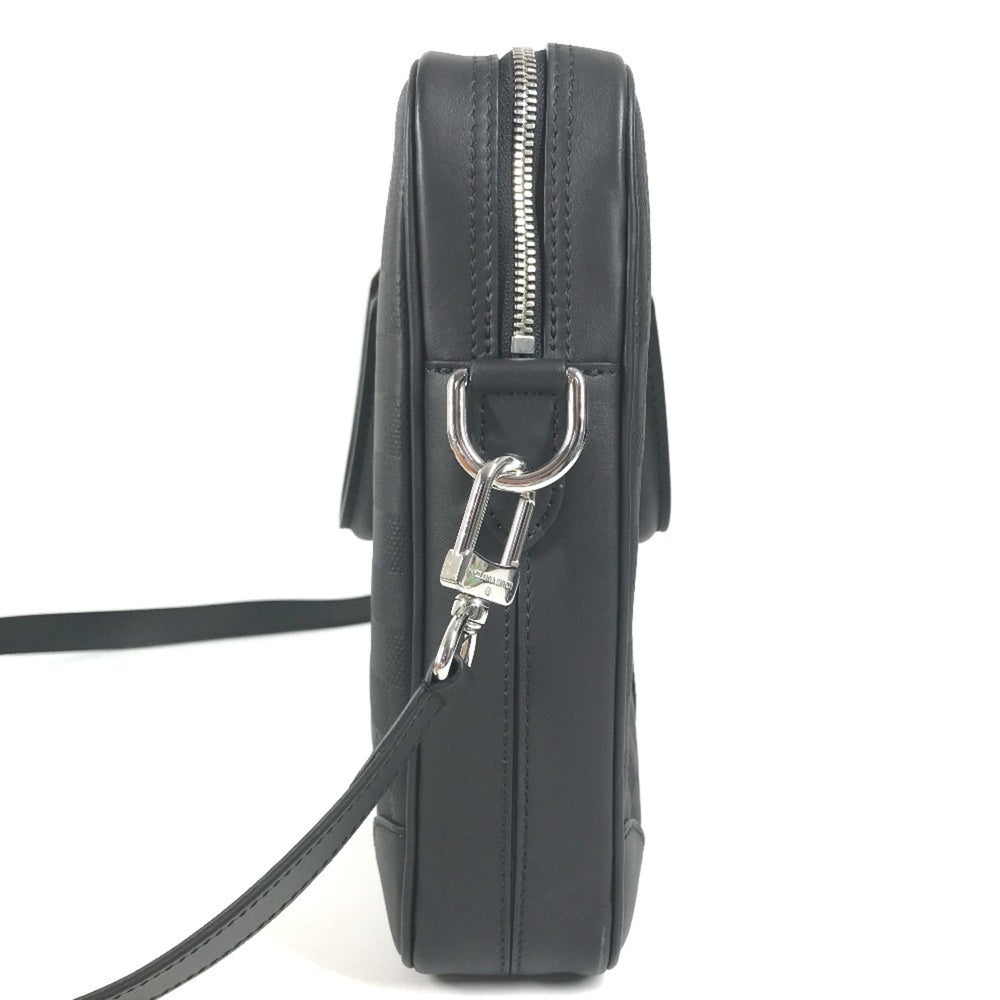 LOUIS VUITTON N40444 Damier Infini Porte Documents Voyage PDV Bag 2-Way Shoulder Handbag Business Leather Men's Women's Onyx Black — Like New