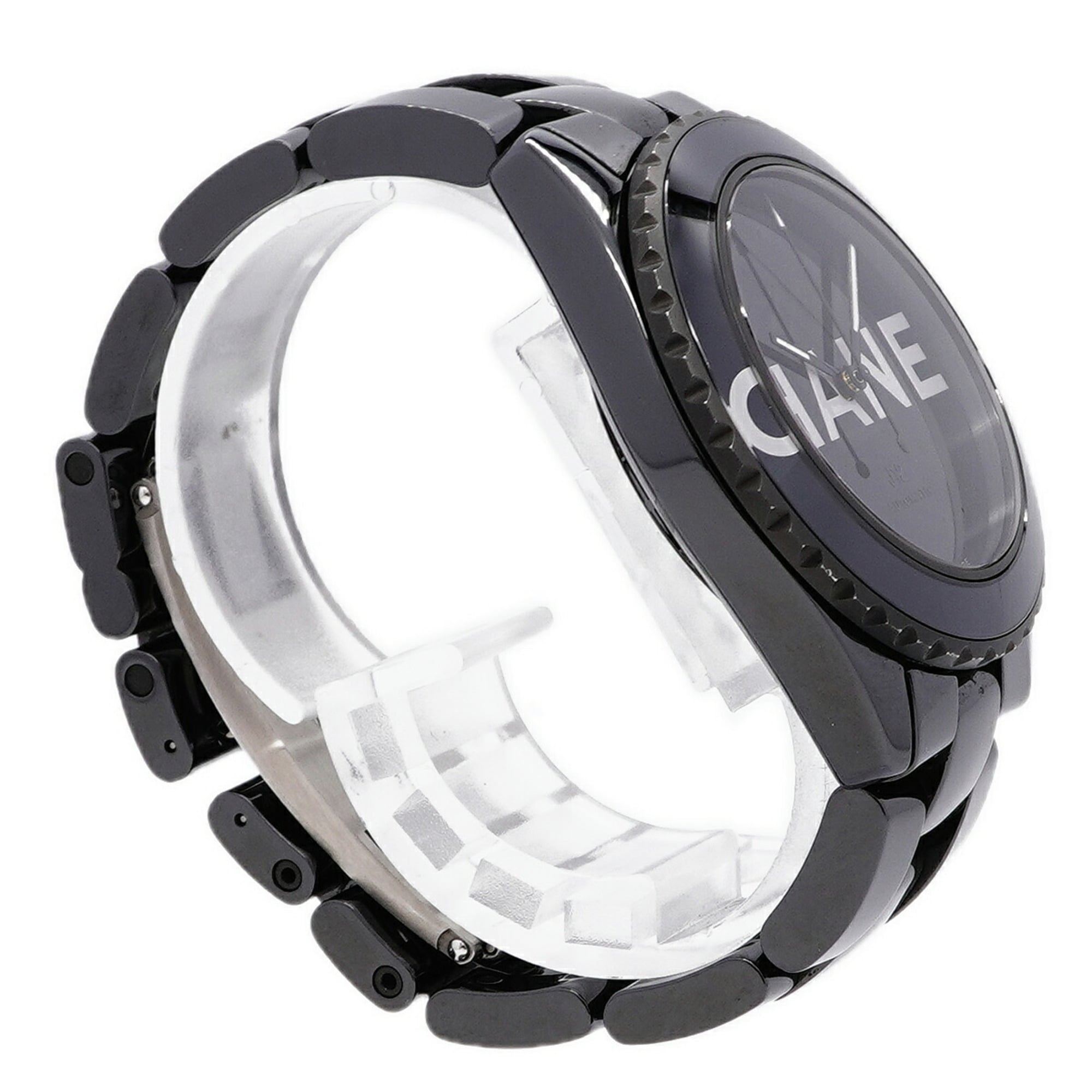 Chanel J12 Wanted de H7418 Black Dial Men's Watch — Very Good