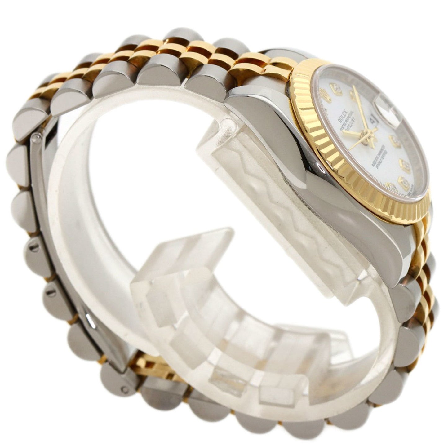 Rolex 179173G Datejust 10P Diamond Watch Stainless Steel SSxK18YG K18YG Ladies ROLEX