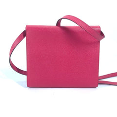 HERMES Hermes Bag Pochette Click 16 Crossbody Shoulder Epson Women's Rose Extreme Pink — Like New