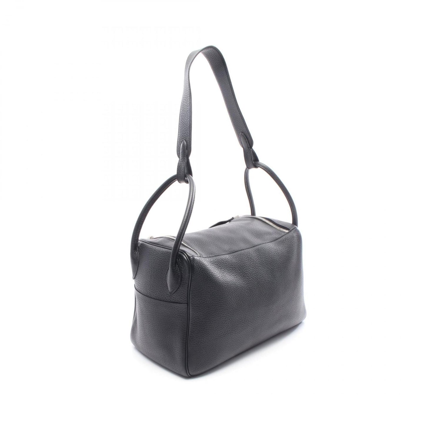 Hermes Hermès Lindy 34 Shoulder Bag in Taurillon Clemence Leather, Black