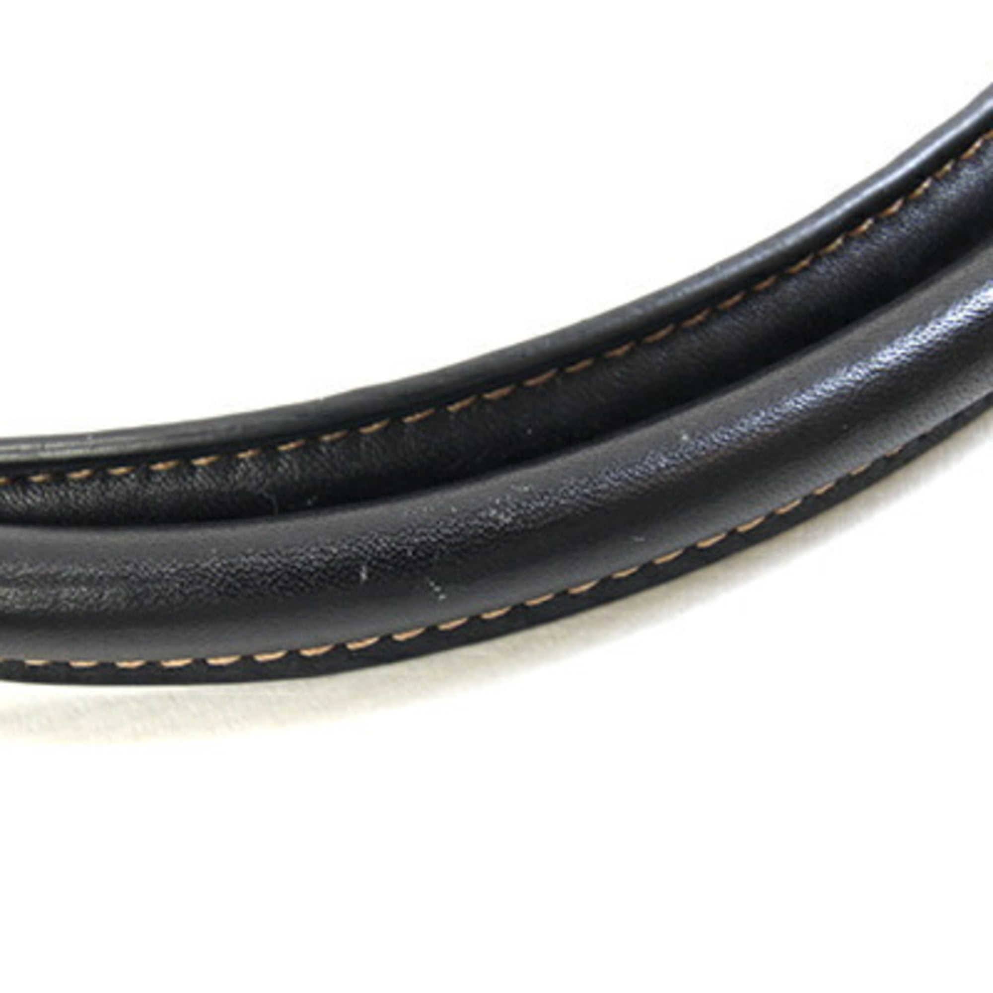 Prada Tote Bag 1BG158 Beige Brown Black Canvas Leather Shoulder Women's PRADA